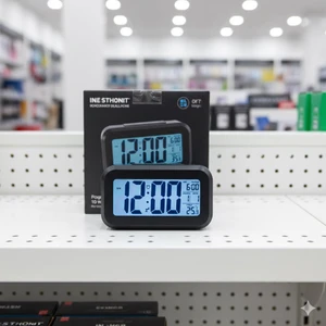 Digital Masa Saati Siyah