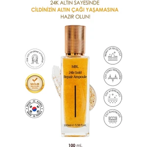 Mbl 24K Gold Repair Ampoule - Altın ve Hyaluronik Asit Içerikli 24K Altın Onarıcı Bakım Serumu