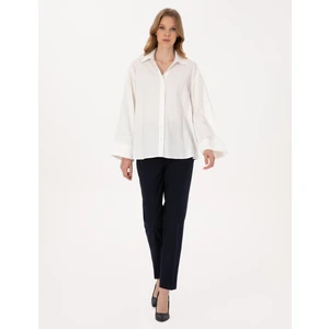 Pierre Cardin Kadın Lacivert Carrot Fit Kumaş Pantolon 50318977-VR033