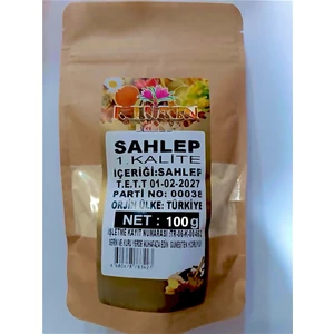 Herbal Vital %100 Saf Salep Tozu 100g – Katkısız | Doğal Dondurma & Içecek Için (BUCAK SALEBİ)