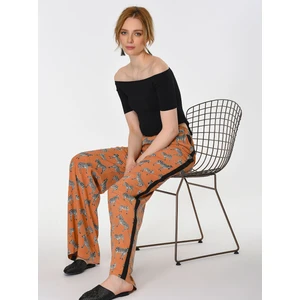 Zebra Desenli Kadın Pantolon Standart Renk Y1912001_089