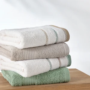 Harmony 4'lü El / Yüz Havlu Seti - Bej / Adaçayı