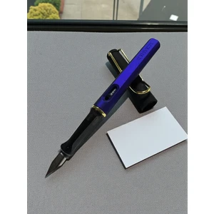 Chren 3920 Klasik Dolma Kalem, Mat Metalik Gövde, Altın Detaylı