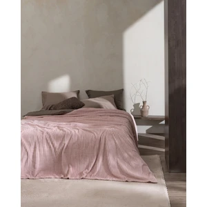 Madame Coco Corbeau Tek Kişilik Welsoft Düz Battaniye - Pudra