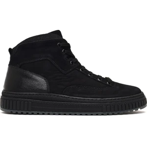 Erkek Siyah Bağcıklı Nubuk Deri Spor Bot 25WFD8300V3