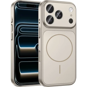 M.TK Moveteck Apple iPhone 17 Pro Max Kılıf Ince Magsafe Şarj Özellikli Tam Kamera Lens Tam Korumalı Sert Pc Lansman Kapak