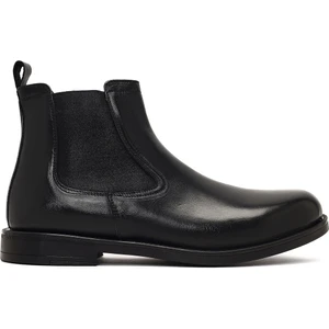 Erkek Siyah Deri Chelsea Bot 25WFD724218
