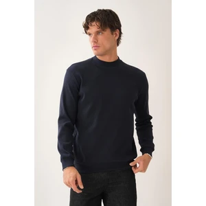 Alexander Gardi Alexandergardı Kaşkorse Kumaş Yarım Boğazlı Sweatshirt (E22-761A)