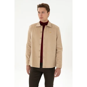 U.s. Polo Assn. Erkek Camel Gömlek Desenli 50316668-VR015