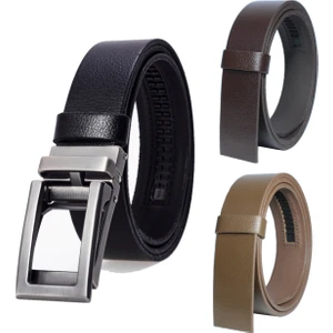 Manda Derisi Otomatik Tokalı Deliksiz Erkek Kemeri - Otomatik Kemer
