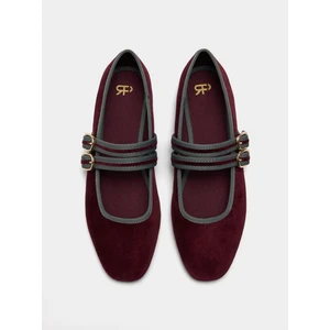 Çift Tokalı Kumaş Babet