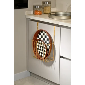 Edora Home Altın Dolap Kapağı Düzenleyici ,tepsilik ,deterjanlık ,organizer , Banyo & Mutfak -Metal Paslanmaz