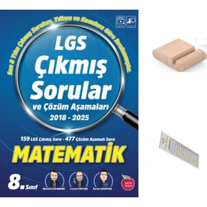Newton Yayınları Lgs Matematik Çıkmış Sorular ve Çözüm Aşamaları 2018-2025 ( Yıllara ve Konulara Göre)+Telefon Tutucu