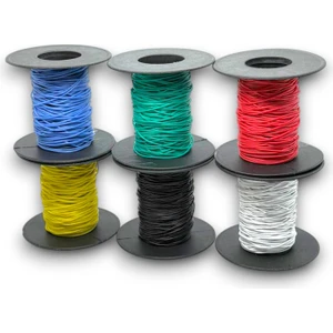 60 Metre, 30AWG, 6 Renk 6X10MT, Çok Damar Montaj Kablosu, Yumuşak Silikon Tel Kablo, Atlama Kablosu