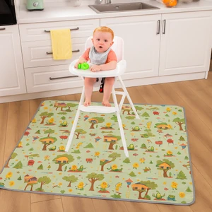 Mama Sandalyesi Altı ve Aktivite Bakım Örtüsü - Sıvı Geçirmez Yıkanabilir - 145X120CM