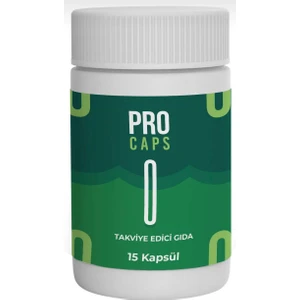 Caps 1 Kutu Takviye Edici Gıda Pro Caps Detox Için Çay Hediyesiyle Procaps