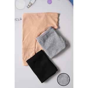 Kadın 3'lü Fitilli Pamuklu Külot