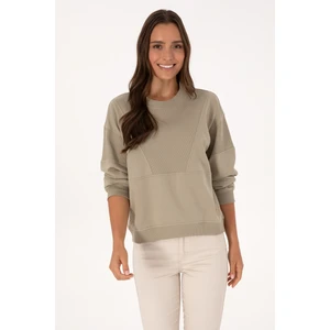 U.s. Polo Assn. Kadın Açık Haki Sweatshirt 50314170-VR183