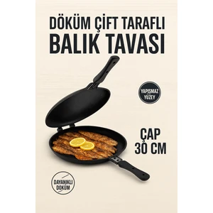 Döküm Balık Tavası Döküm Çift Taraflı