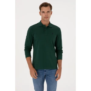 U.s. Polo Assn. Erkek Koyu Yeşil Sweatshirt 50307688-VR079