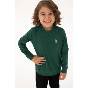 U.s. Polo Assn. Erkek Çocuk Koyu Yeşil Sweatshirt 50314971-VR079
