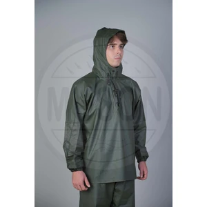 MUSON Su Geçirmez Balıkçı Yağmurluk Takımı – Haki | Üst + Alt (Ceket + Pantolon), Rüzgar ve Yağmur Geçirmez, Yeni Nesil Yaka Detaylı, Pantolon Lastikli Bel, Hafif ve Dayanıklı Dış Mekan Koruma