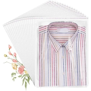 Hg Ambalaj 25 Adet 30*45 cm Bantlı Yapışkanlı Şeffaf Opp Jelatin Poşet (30*40+5 Cm)