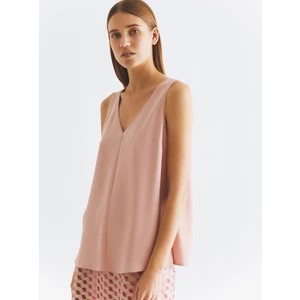 Kolsuz V Yaka  Bluz Pudra K2013106_055