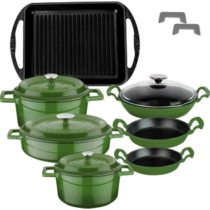 Neo Trendy 12 Parça Döküm Tencere Seti