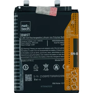Teknonet Xiaomi Redmi Note 13 Pro 4g Uyumlu Nettech BM5T 5000 Mah Batarya