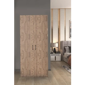 Frey 2 Kapaklı Elbise Dolabı-2 Kapılı Gardırop-Atlantik Çam