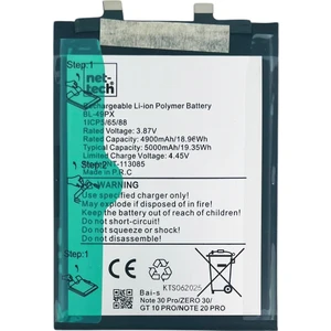 Teknonet Infinix Note 30 Pro Uyumlu Nettech BL-49PX 5000 Mah Batarya