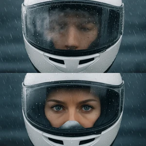 Vi Caro Motosiklet Ns-14 Kask Buğu Buhar Önleyici Garantili Pinlock