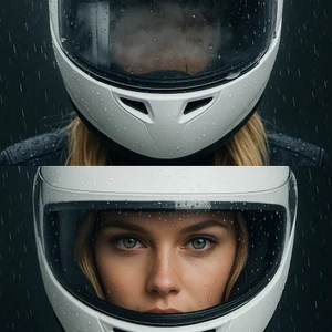 Vi Caro Motosiklet Pinlock Kask Vizörü Buğu Buhar Önleyici Film (Kask Değildir)