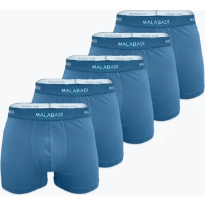Erkek 5 Li Pamuk Elastan Boxer 5M075