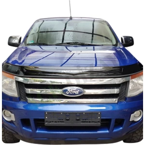 Ack Dizayn Ford Ranger 2012-2015 Araca Özel Kaput Rüzgarlığı A+ Pianoblack (4mm)