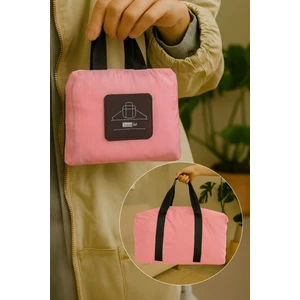 Katlanabilir Seyahat Omuz Çantası Pembe