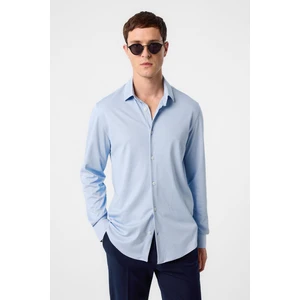 Bebe Mavi Slim Fit Erkek Gömlek
