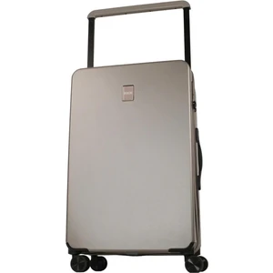 Ground Ithal Unısex Çizgili Trolley Orta Boy Valiz - Vizon