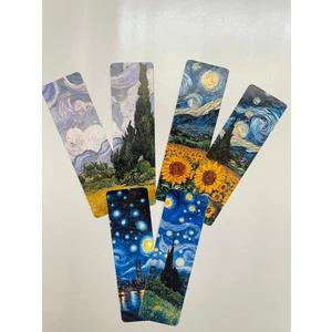 Tiny Stories TR Kitap Ayracı - Van Gogh Temalı 6'lı Set