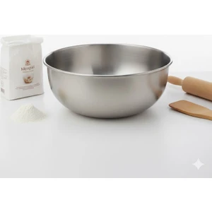 Profesyonel Paslanmaz Çelik Hamur Yoğurma ve Karıştırma Kabı - Büyük Boy