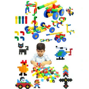 72 Parça Boru LEGO + 200 Parça Tiktak Yapı Blokları