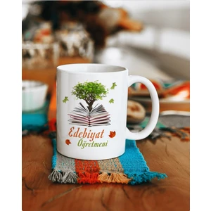 Öğretmenler Günü Edebiyat Öğretmeni Kupa Bardak