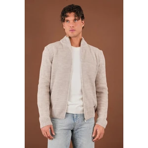 Alexander Gardi Alexandergardı Dik Yaka Fermuarlı Triko Hırka (E22-5714)