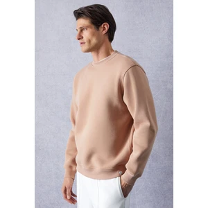 Lıllesol Kadın Fitilli Görünümlü Slim Fit Vücuda Oturan Havuz Yakalı Pamuklu Basic Haki Atlet