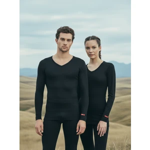 Unisex Termal Tişört 2. Seviye 1257 - Siyah