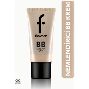 Hafif Yapılı & Yarı Parlak Bitişli SPF20 Nemlendirici BB Krem (002 Fair/Light) 8690604535392