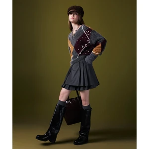 ÇİFT PARÇA GÖRÜNÜM PİLELİ ETEK TW6250004132036