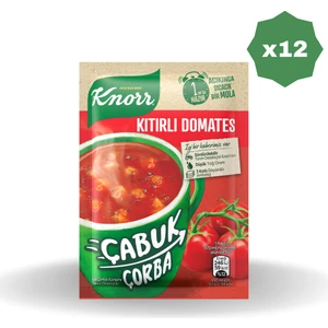 Çabuk Kıtır Domates Çorbası - (12 Adet)