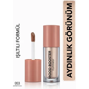 Mood Booster Hafif Yapılı & Kremsi Dokulu Likit Aydınlatıcı (003 Bronze Glow) 8682536043694